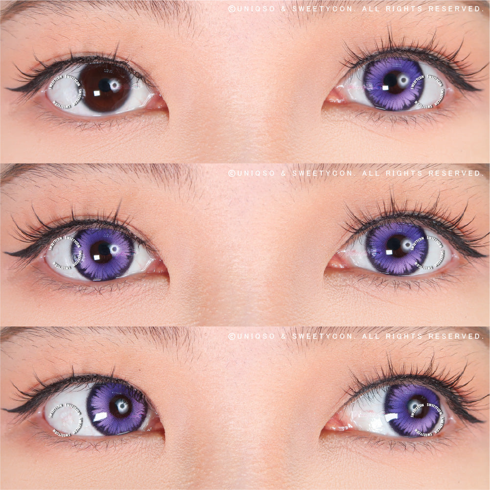Sweety Mystic Wing Violet (1 lens/pack)-Colored Contacts-UNIQSO EU