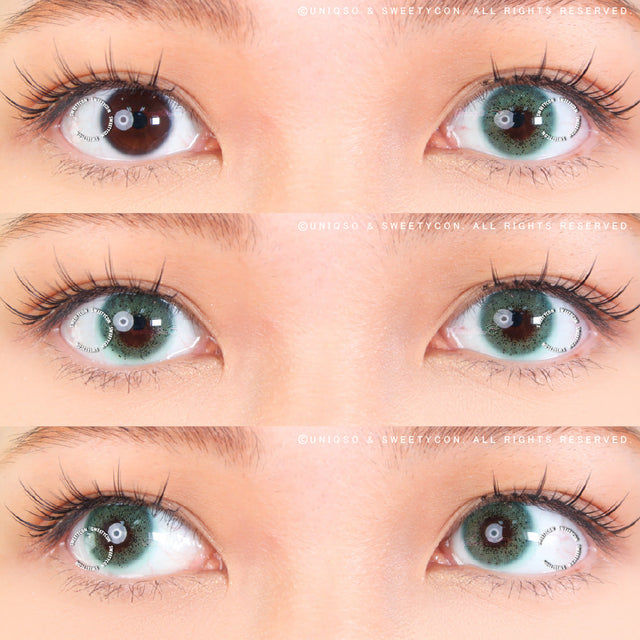 Sweety Ocean Blue Green (1 lens/pack)-Colored Contacts-UNIQSO EU