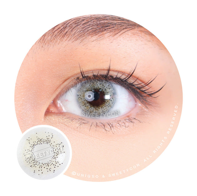 Sweety Ocean Cyan Grey (1 lens/pack)-Colored Contacts-UNIQSO EU