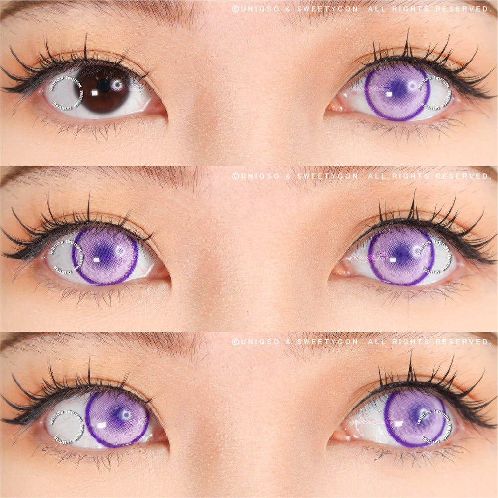 Sweety Paradise Violet (1 lens/pack)-Colored Contacts-UNIQSO EU