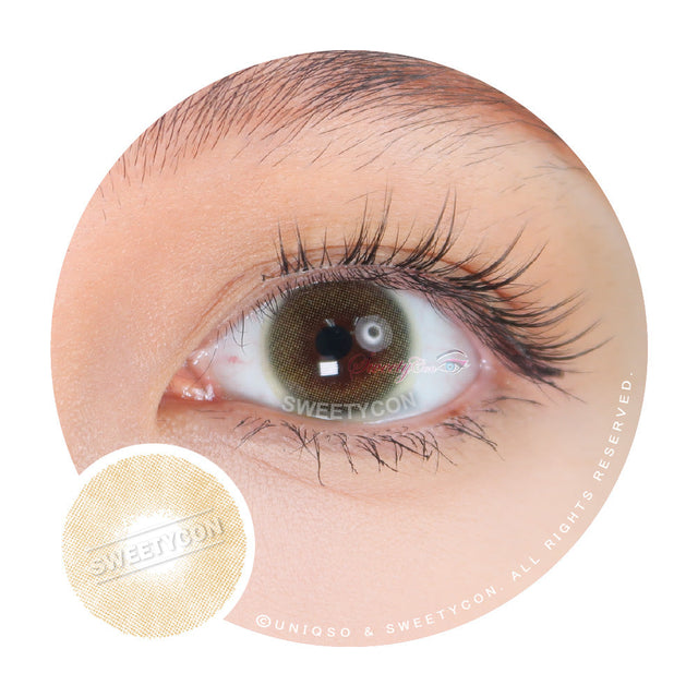Sweety Polar Lights Yellow Green (1 lens/pack)-Colored Contacts-UNIQSO EU