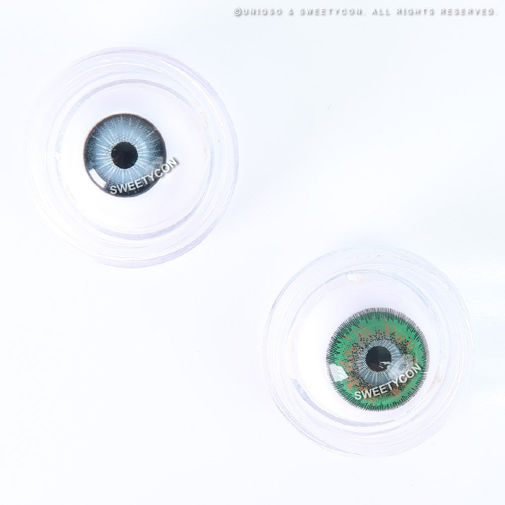Sweety Poppy Green (1 lens/pack)-Colored Contacts-UNIQSO EU