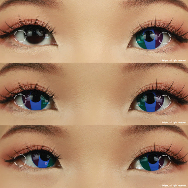 Sweety Pride Blue (1 lens/pack)-Colored Contacts-UNIQSO EU