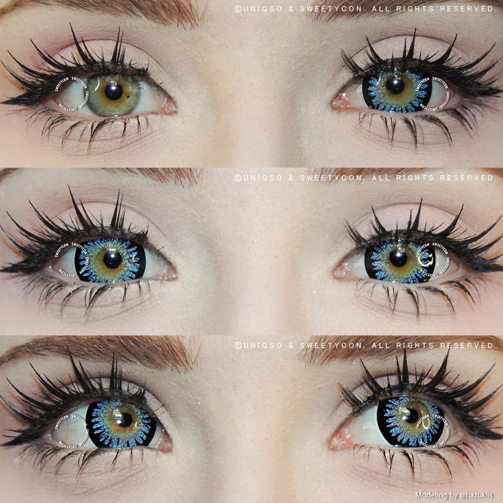 Sweety Princess Mimina Blue (1 lens/pack)-Colored Contacts-UNIQSO EU