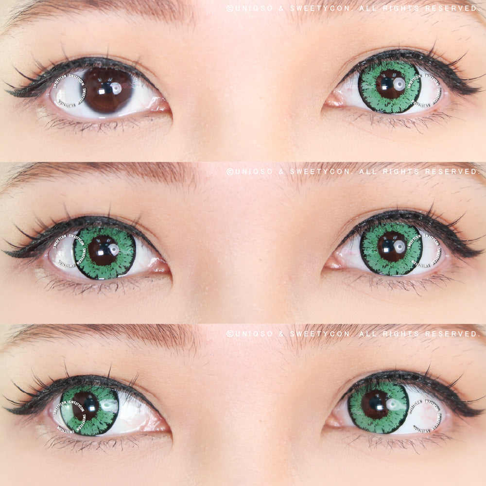 Sweety Queen Green (1 lens/pack)-Colored Contacts-UNIQSO EU