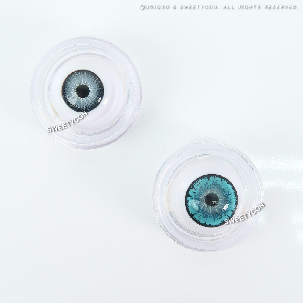 Sweety Queen Light Blue (1 lens/pack)-Colored Contacts-UNIQSO EU