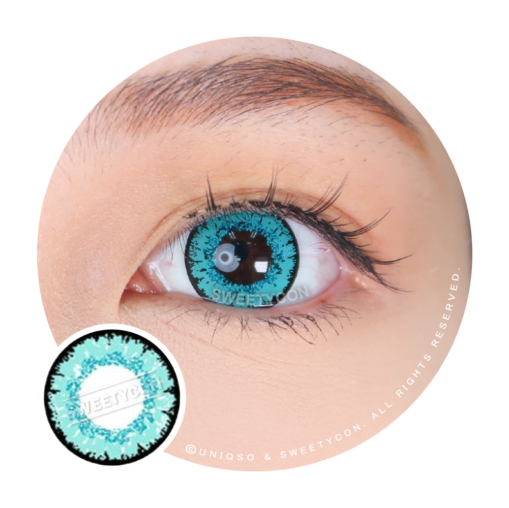 Sweety Queen Light Blue (1 lens/pack)-Colored Contacts-UNIQSO EU