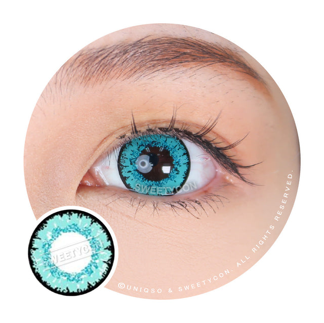 Sweety Queen Light Blue (1 lens/pack)-Colored Contacts-UNIQSO EU