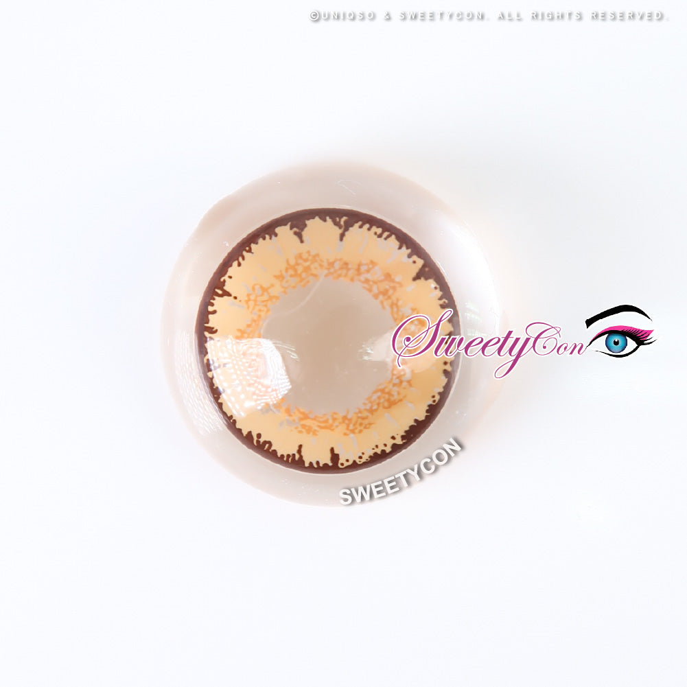 Sweety Queen Light Brown (1 lens/pack)-Colored Contacts-UNIQSO EU