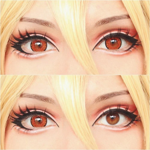 Sweety Queen Light Orange (1 lens/pack)-Colored Contacts-UNIQSO EU