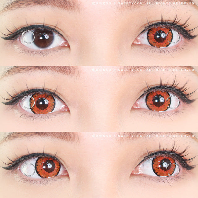 Sweety Queen Orange (1 lens/pack)-Colored Contacts-UNIQSO EU