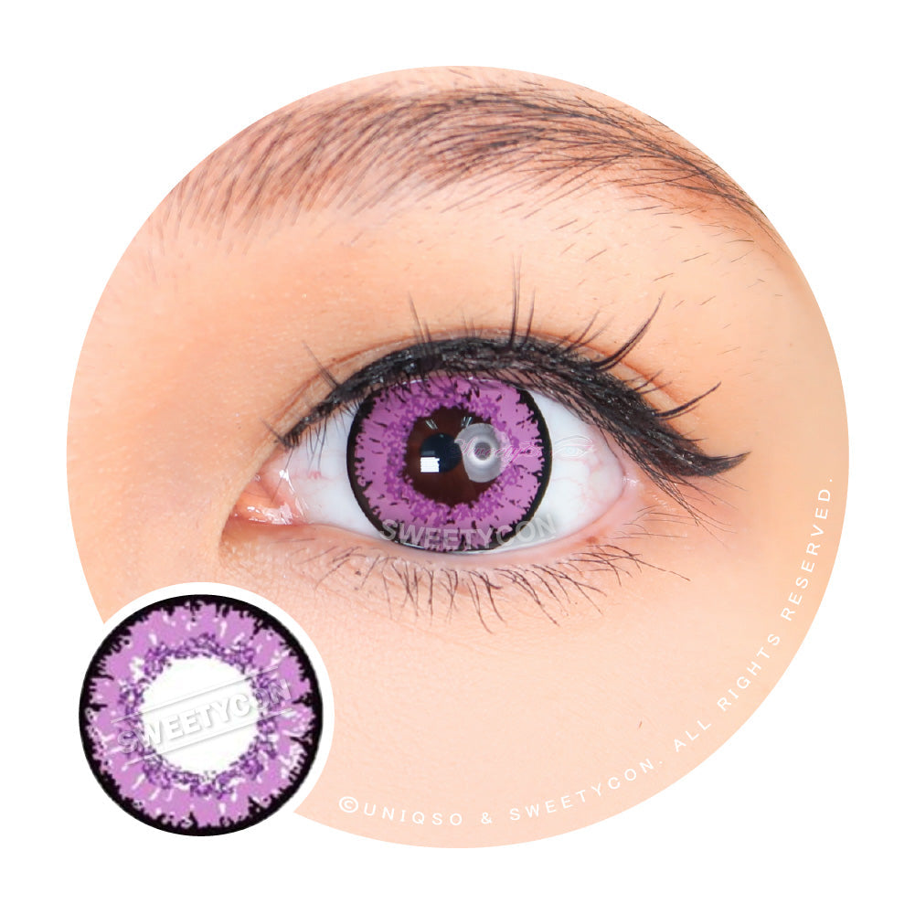 Sweety Queen Violet (1 lens/pack)-Colored Contacts-UNIQSO EU