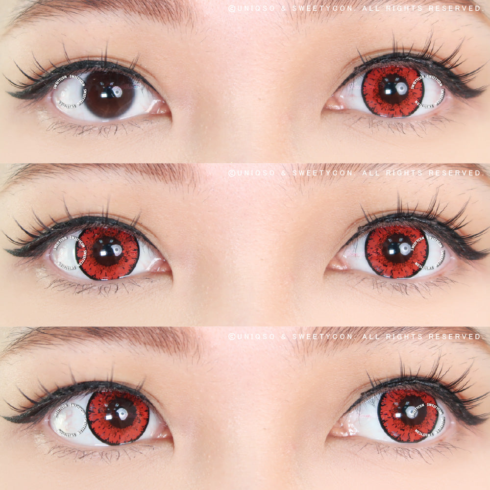 Sweety Queen Wine Red (1 lens/pack)-Colored Contacts-UNIQSO EU