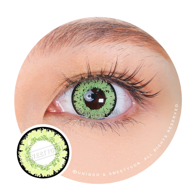Sweety Queen Yellow Green (1 lens/pack)-Colored Contacts-UNIQSO EU