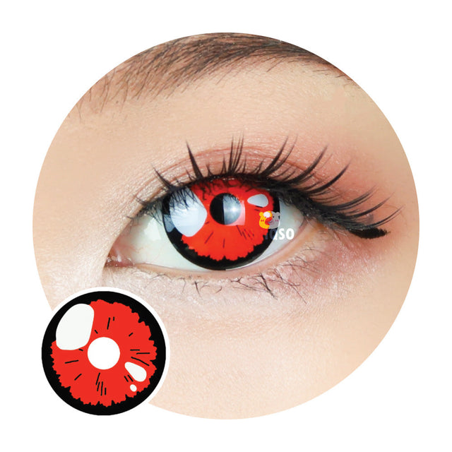 Sweety Real Anime Red (1 lens/pack)-Colored Contacts-UNIQSO EU