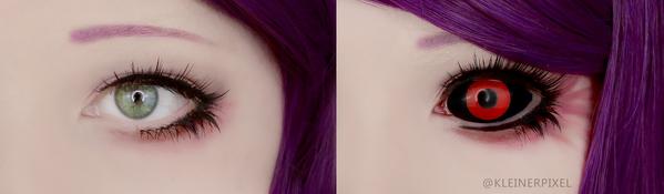 Sweety Red Sclera Contacts Tokyo Ghoul - Red Ghoul/Gremlin (1 lens/pack)-Sclera Contacts-UNIQSO EU