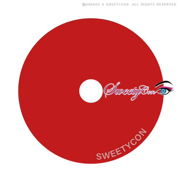 Sweety Sclera 22mm UV Red Sclera (1 lens/pack)-Sclera UV Contacts-UNIQSO EU
