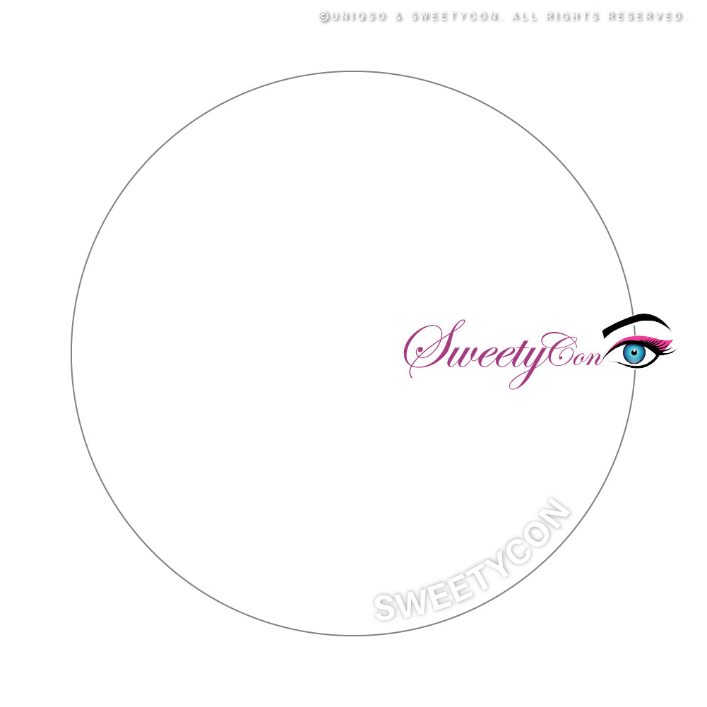 Sweety Sclera 22mm UV White Blind (1 lens/pack)-Colored Contacts-UNIQSO EU