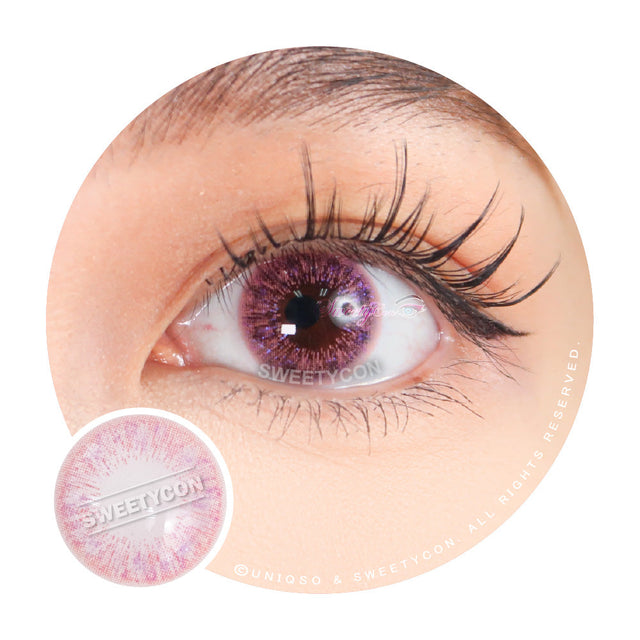 Sweety Shine Smile Pink (1 lens/pack)-Colored Contacts-UNIQSO EU