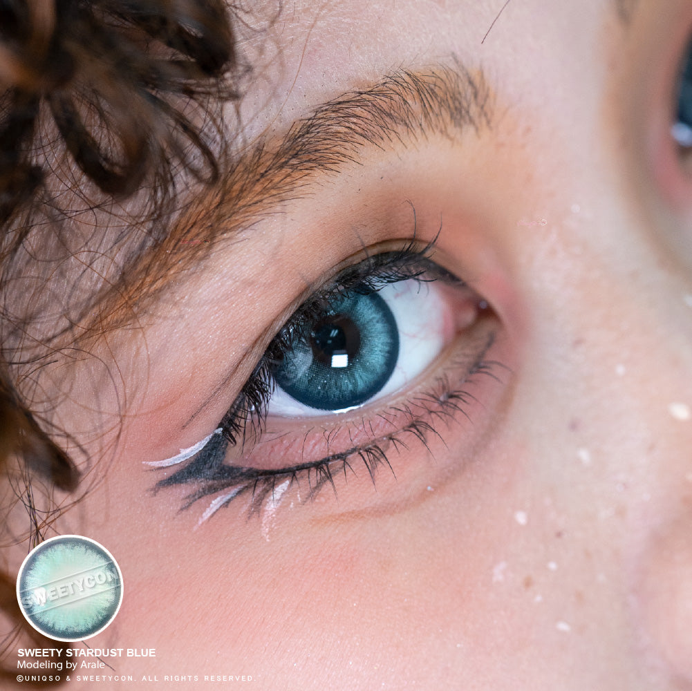 Sweety Stardust Blue (1 lens/pack)-Colored Contacts-UNIQSO EU