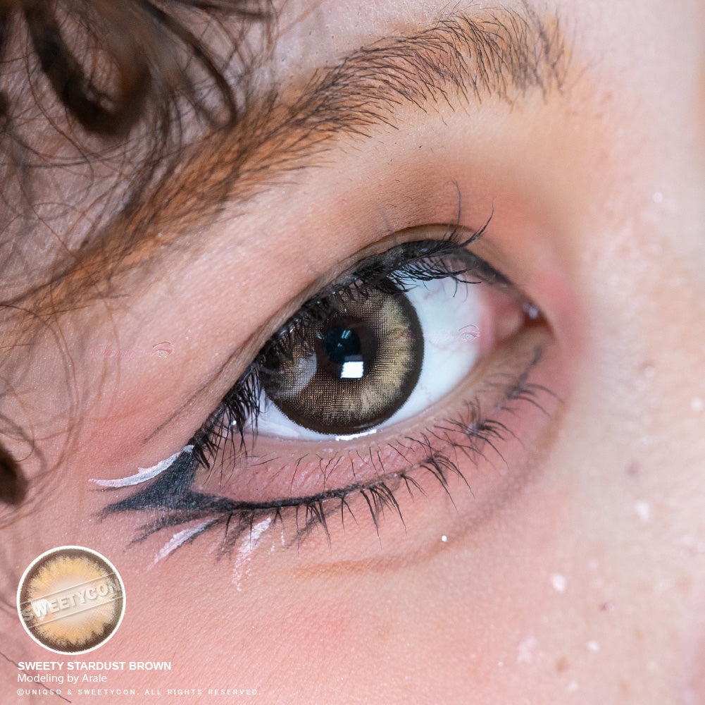 Sweety Stardust Brown (1 lens/pack)-Colored Contacts-UNIQSO EU