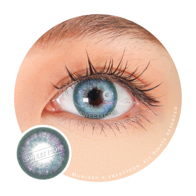 Sweety Twinkle Eye Blue (1 lens/pack)-Colored Contacts-UNIQSO EU