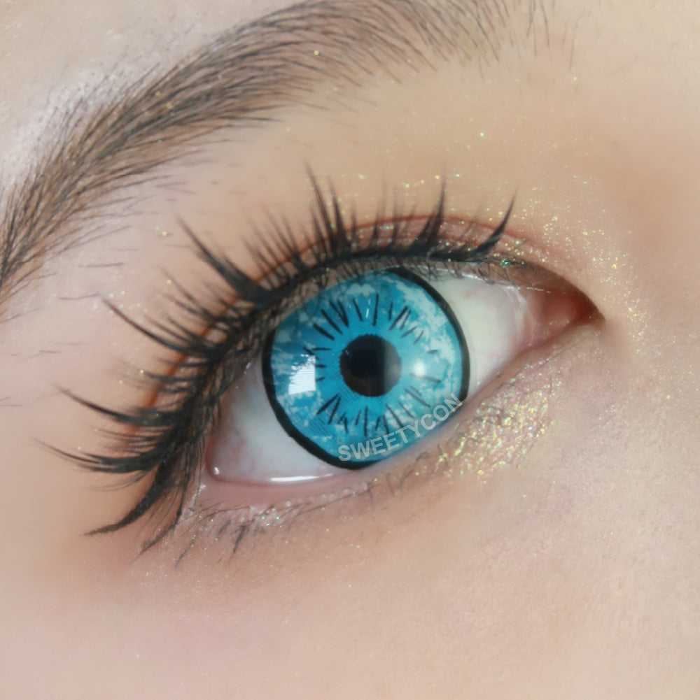Sweety UV Glow Anime Satoru (1 lens/pack)-UV Contacts-UNIQSO EU