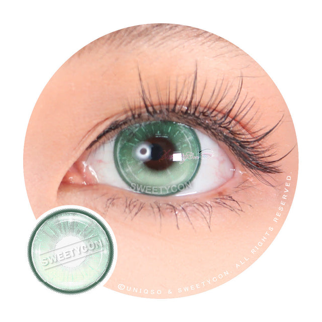Sweety Vista Green (1 lens/pack)-Colored Contacts-UNIQSO EU