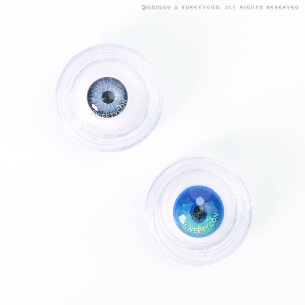 Sweety x Eyesinger Aurora Tide Blue (2 lenses/pack)-Colored Contacts-UNIQSO EU