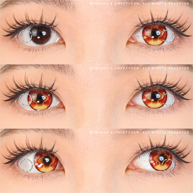 Sweety x Eyesinger Golden Eclipse (2 lenses/pack)-Colored Contacts-UNIQSO EU