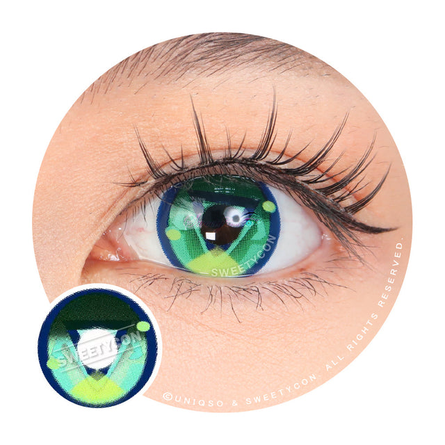 Sweety x Eyesinger Teal Nova (2 lenses/pack)-Colored Contacts-UNIQSO EU