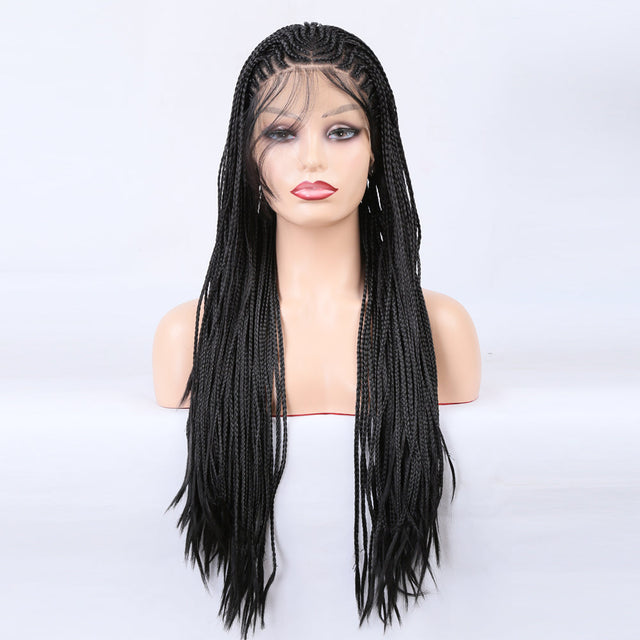 True Glam Braided Front Lace Wig-Lace Front Wig-UNIQSO EU