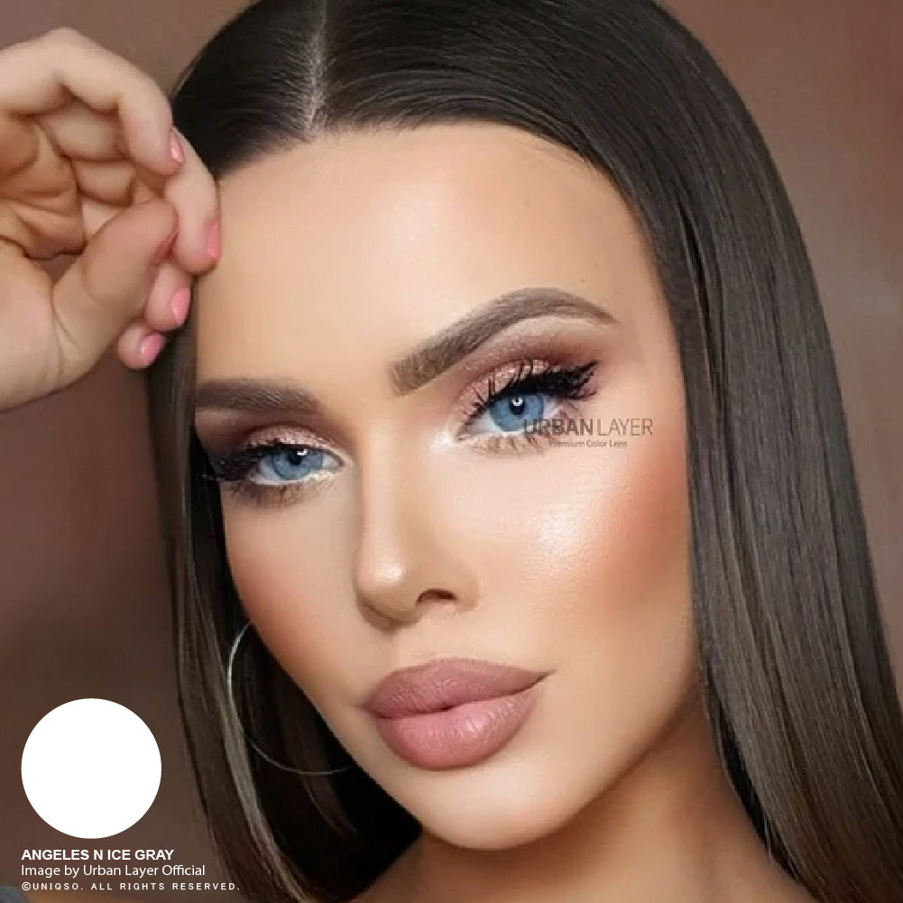 Urban Layer Angeles N Ice Gray (1 lens/pack)-Colored Contacts-UNIQSO EU