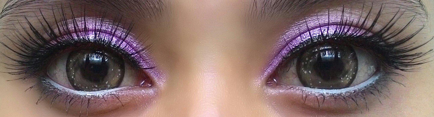 Urban Layer Galaxy Brown colored contacts