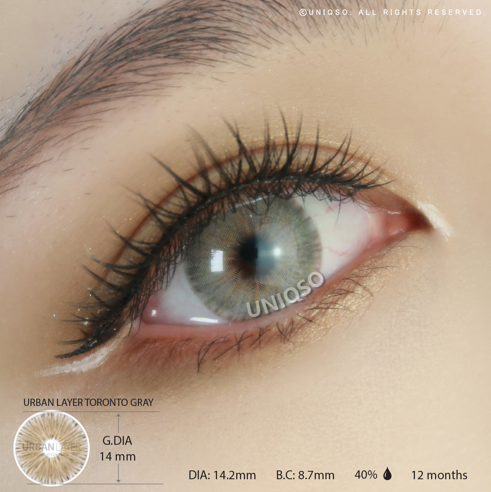 Urban Layer Gogh N Brown colored contacts