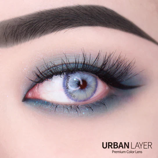 Urban Layer Las Vegas FE Ash Blue (1 lens/pack)-Colored Contacts-UNIQSO EU