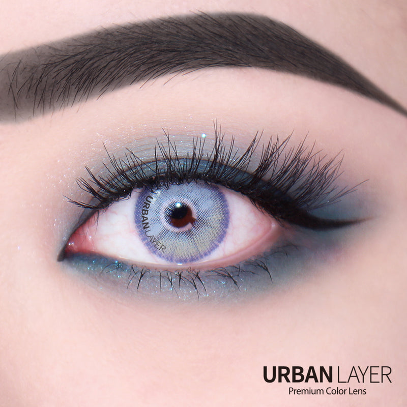 Urban Layer Las Vegas FE Ash Blue (1 lens/pack)-Colored Contacts-UNIQSO EU