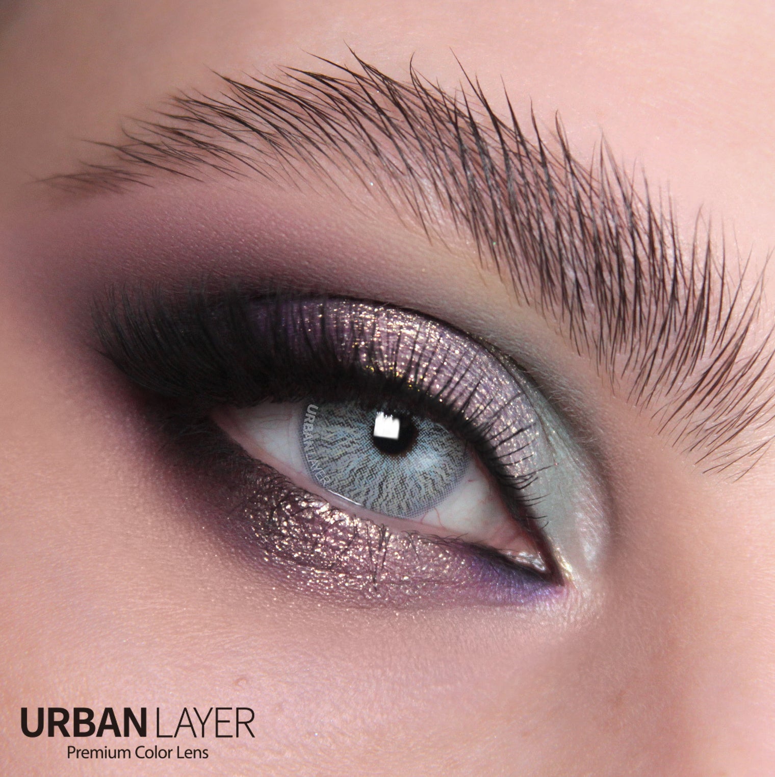 Urban Layer Melrose Ash Blue (1 lens/pack)-Colored Contacts-UNIQSO EU