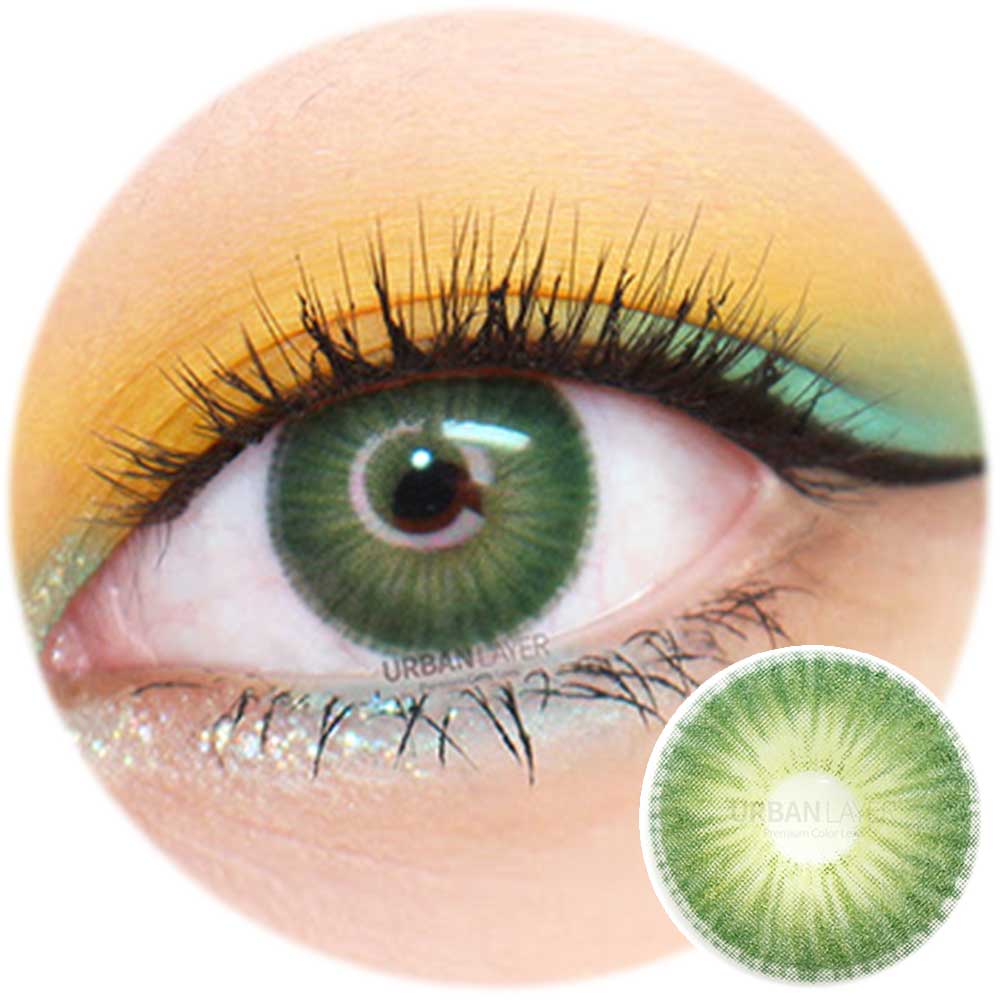Urban Layer New York Green - NEW (1 lens/pack)-Colored Contacts-UNIQSO EU