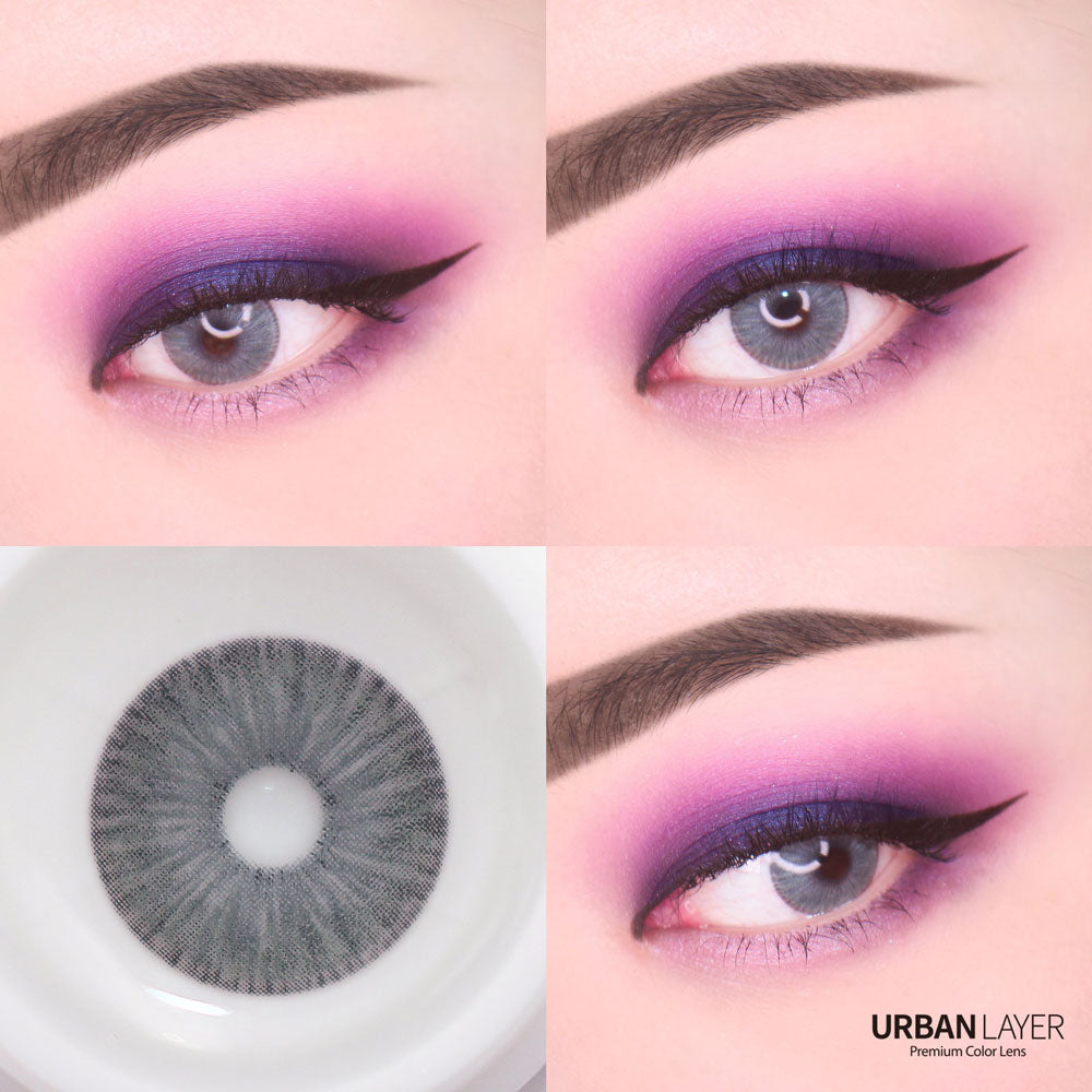 Urban Layer New York Grey - NEW (1 lens/pack)-Colored Contacts-UNIQSO EU