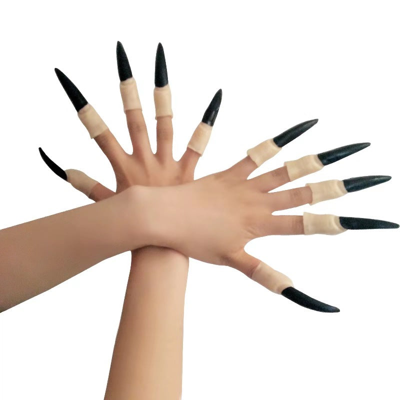 Vampire / Witch Devil Fake Nails-Cosplay Accessories-UNIQSO EU