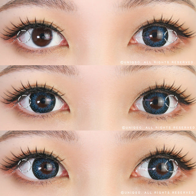 Western Eyes Kira Kira Blue (1 lens/pack)-Colored Contacts-UNIQSO EU