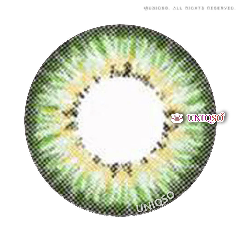 Western Eyes Puffy 3 Tones Green (1 lens/pack)-Colored Contacts-UNIQSO EU