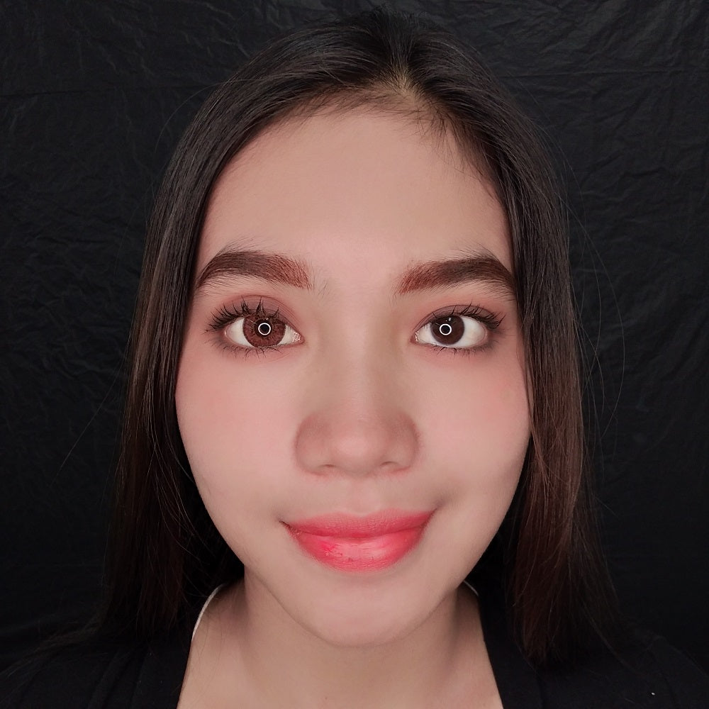 Western Eyes Puffy 3 Tones Hazel (1 lens/pack)-Colored Contacts-UNIQSO EU