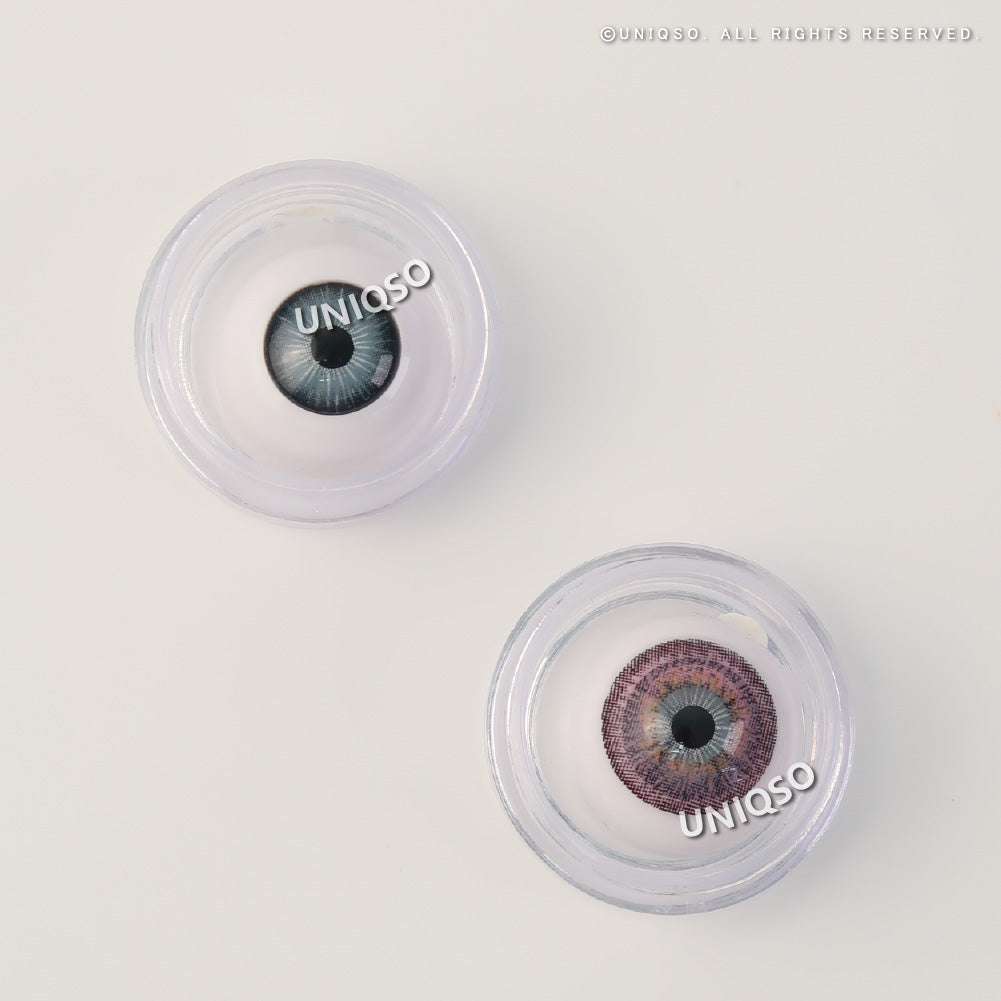 Western Eyes Puffy 3 Tones Pink (1 lens/pack)-Colored Contacts-UNIQSO EU