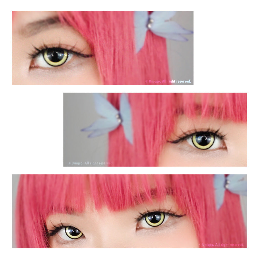 Sweety Mini Nebulous Yellow (1 lens/pack)-Colored Contacts-UNIQSO
