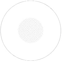Sweety Crazy White Blind Mesh / Storm White (1 lens/pack)-Crazy Contacts-UNIQSO