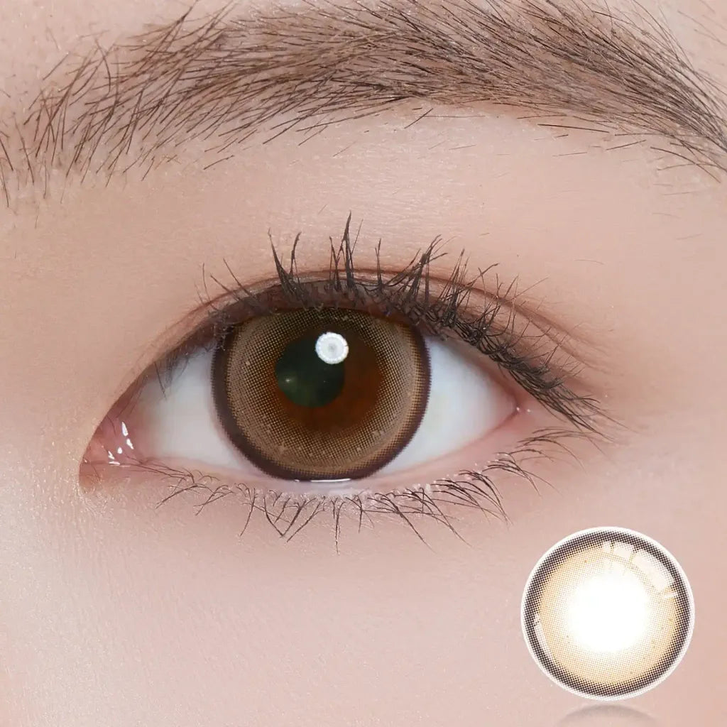 ii99 Monthy Disposable - Cowry Choco (2 Lenses/pack)-Colored Contacts-UNIQSO EU