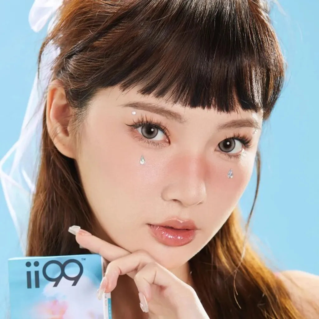 ii99 Monthy Disposable - Jelly Grey (2 Lenses/pack)-Colored Contacts-UNIQSO EU