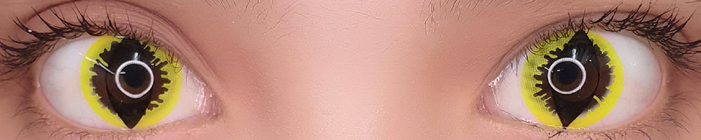 Sweety Crazy Yellow Dragon II (1 lens/pack)-Crazy Contacts-UNIQSO